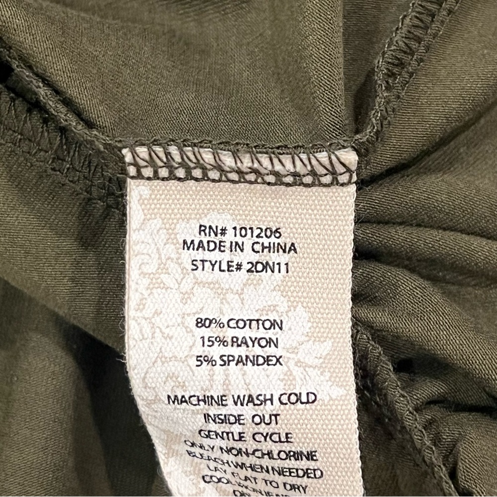 Soft Surroundings Sleeveless Tiered Maxi Dress Green Medium Boho Cottagecore - Picture 13 of 16